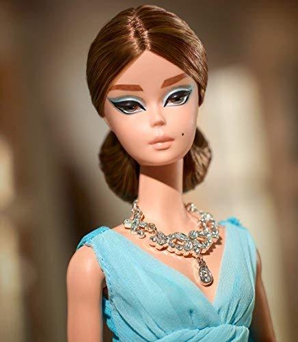 blue chiffon ball gown barbie